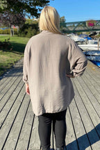 Chica London Alessia Blus Dam Taupe CARAMELLE FASHION
