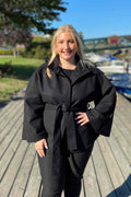 Chica London Alvina Poncho Jacket Women Black CARAMELLE FASHION