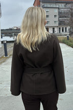 Chica London Alvina Poncho Jacket Women Dark Choco - Caramelle Fashion