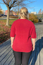 Chica London Becky Stickad Cardigan Dam Bordo CARAMELLE FASHION