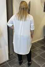 Chica London Eda Long Shirt Women White CARAMELLE FASHION
