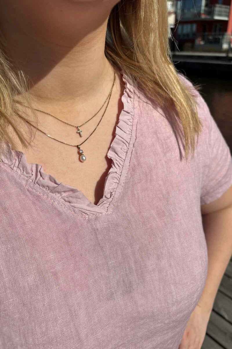 Chica London Emeline Blus Dam Pink Caramelle Fashion
