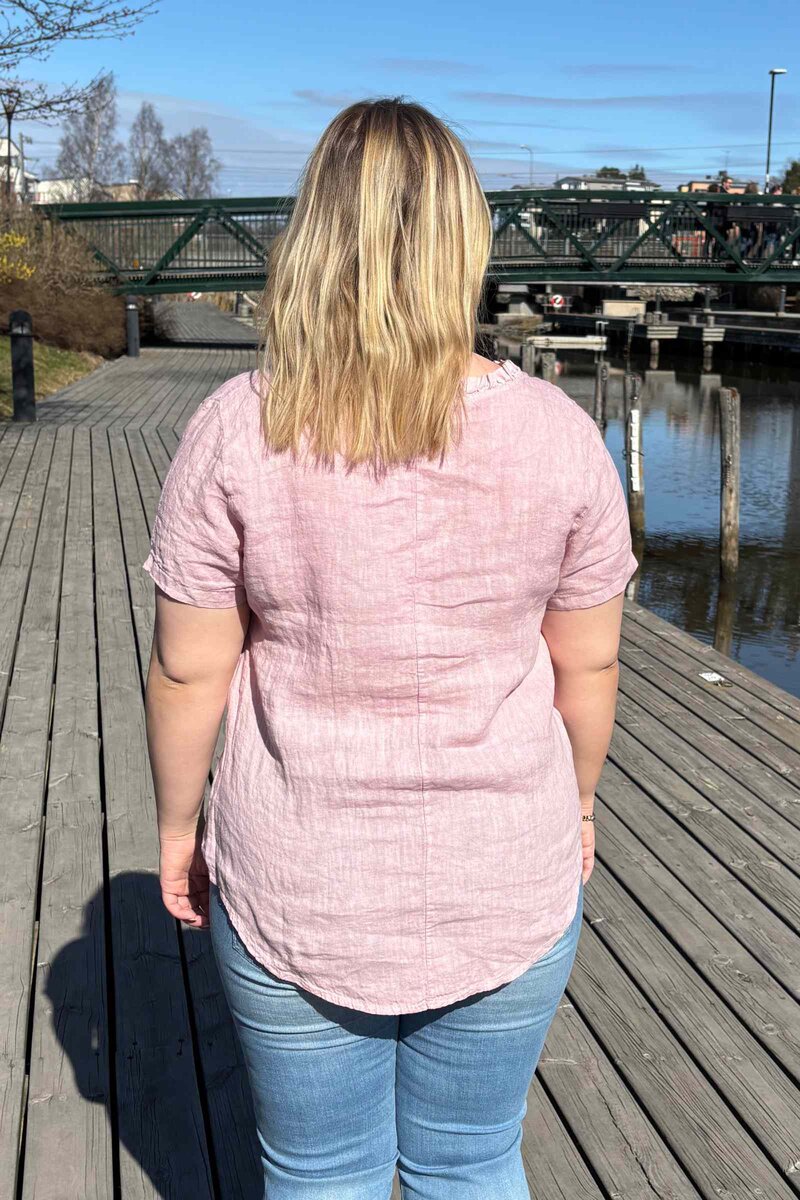 Chica London Emeline Blus Dam Pink Caramelle Fashion