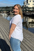 Chica London Emeline Blus Dam White Caramelle Fashion