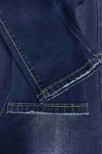 Franka Jeans med Blingknappar Dam Blue | Smilebutiken - Caramelle Fashion