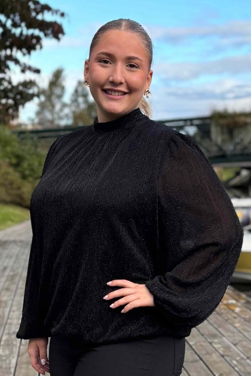 Chica London Hope Långärmad Blus Dam Black Caramelle Fashion
