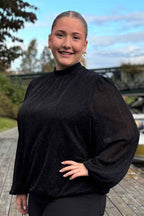 Chica London Hope Långärmad Blus Dam Black Caramelle Fashion