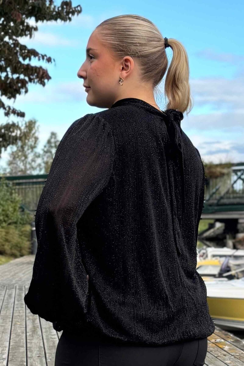 Chica London Hope Långärmad Blus Dam Black Caramelle Fashion