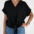 Chica London Maija Tie Top Women Black CARAMELLE FASHION