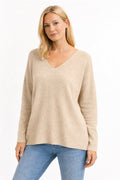 Chica London Mya Knitted Sweater Women Beige CARAMELLE FASHION