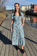 Chica London Nessa Dress Women Blue - Caramelle Fashion