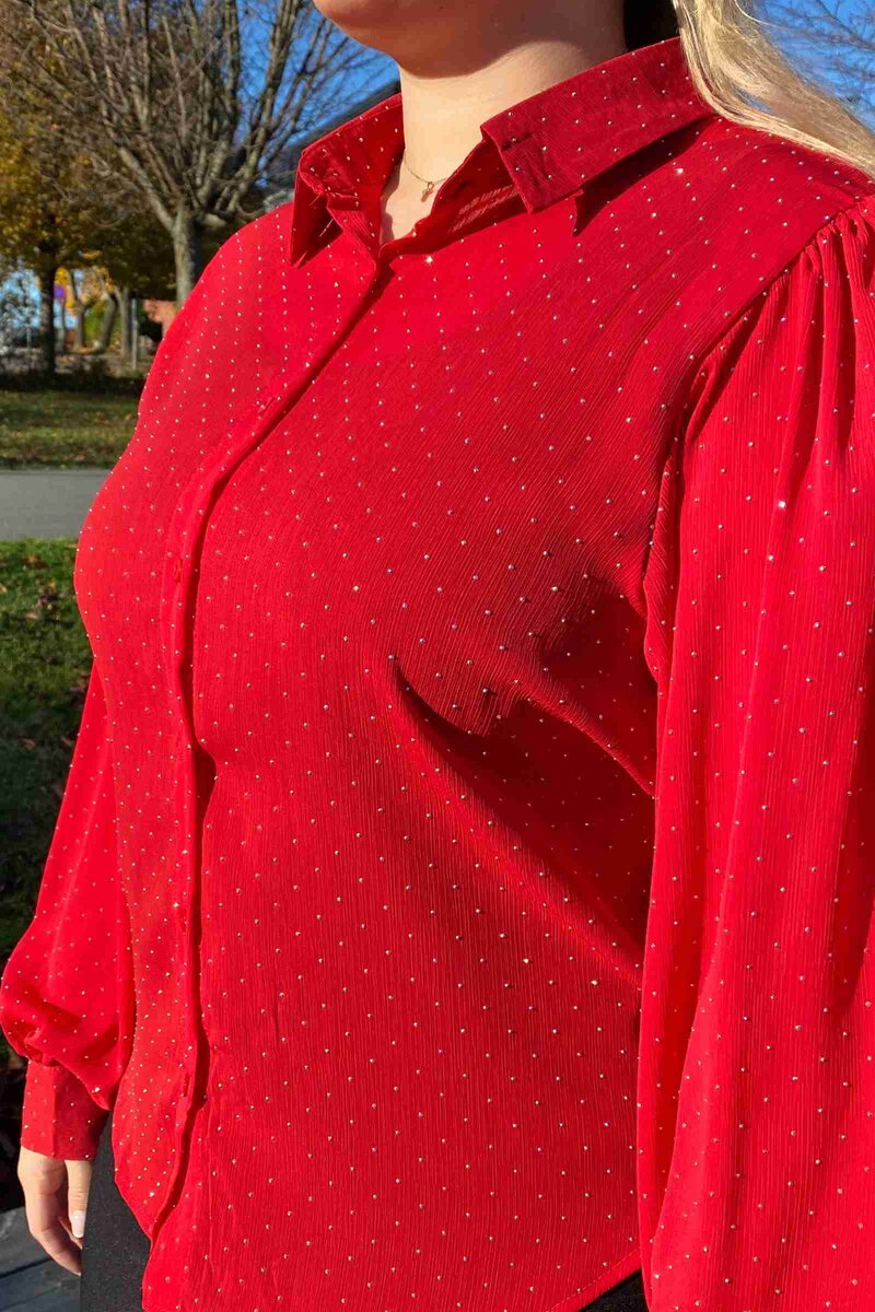 Chica London Nikolina Shirt Women's Red Caramelle Fashion
