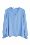 Chica London Padma Top Women Light Blue CARAMELLE FASHION