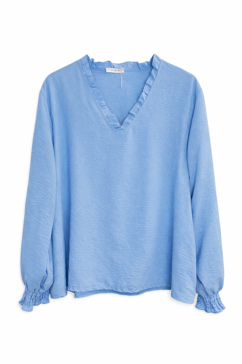 Chica London Padma Topp Dam Light Blue CARAMELLE FASHION