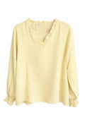 Chica London Padma Top Women Yellow CARAMELLE FASHION