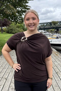 Chica London Parvati Topp Dam Choco Caramelle Fashion