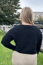 Chica London Stickad Topp Dam Black Caramelle Fashion