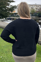 Chica London Stickad Topp Dam Black Caramelle Fashion
