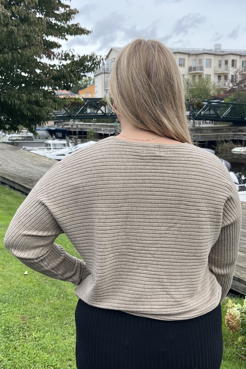 Chica London Stickad Topp Dam Moccha Caramelle Fashion