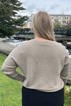 Chica London Stickad Topp Dam Moccha Caramelle Fashion