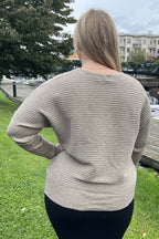 Chica London Stickad Topp Dam Moccha Caramelle Fashion