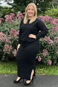 Chica London Knitted Set Women's Black Caramelle Fashion