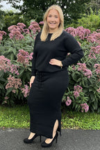 Chica London Knitted Set Women's Black Caramelle Fashion