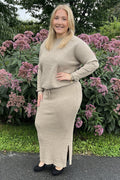 Chica London Knitted Set Women's Mocha Caramelle Fashion