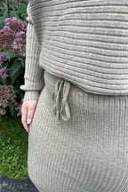 Chica London Knitted Set Women's Mocha Caramelle Fashion