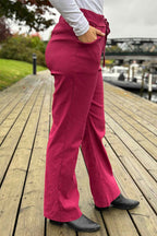 Chica London Zuri Trousers Women's Bordeaux Caramelle Fashion