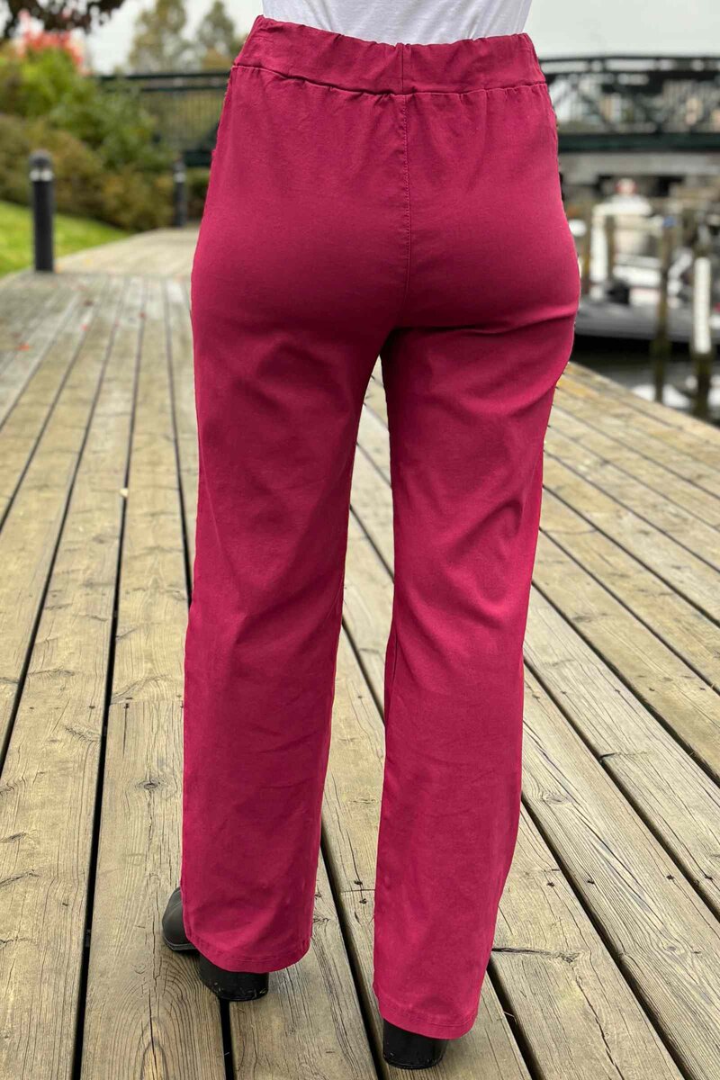 Chica London Zuri Trousers Women's Bordeaux Caramelle Fashion