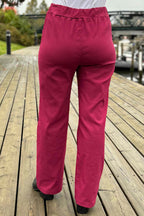 Chica London Zuri Trousers Women's Bordeaux Caramelle Fashion