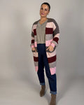 Ciara Randig Långkofta Dam Rosa | Smilebutiken - Camicia