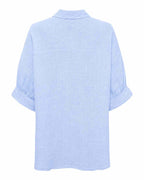 Cirelle Linen Shirt Women Cielo Marta du Chateau | Smilebutiken - Marta du Chateau