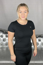 Clarissa Training T-Shirt Black Women - ONLY PLAY