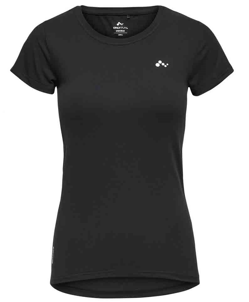 Clarissa Training T-Shirt Black Women - ONLY PLAY