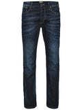 Clark Orginal Regular Fit Jeans Herr Blue Denim Jack & Jones