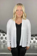 Claudisse Short Cardigan Dam Brilliant White - Freequent
