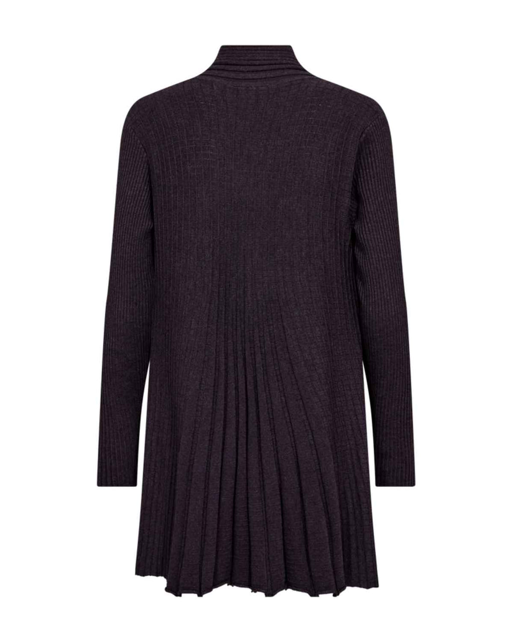 Claudisse Long Cardigan Dam Lila Nightshade Mel | Smilebutiken - Freequent