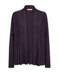 Claudisse Short Cardigan Dam Lila Nightshade Mel | Smilebutiken - Freequent