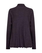 Claudisse Short Cardigan Dam Lila Nightshade Mel | Smilebutiken - Freequent