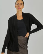 Claulux Glittrig Kort Kofta Dam Svart Black| Smilebutiken - Freequent