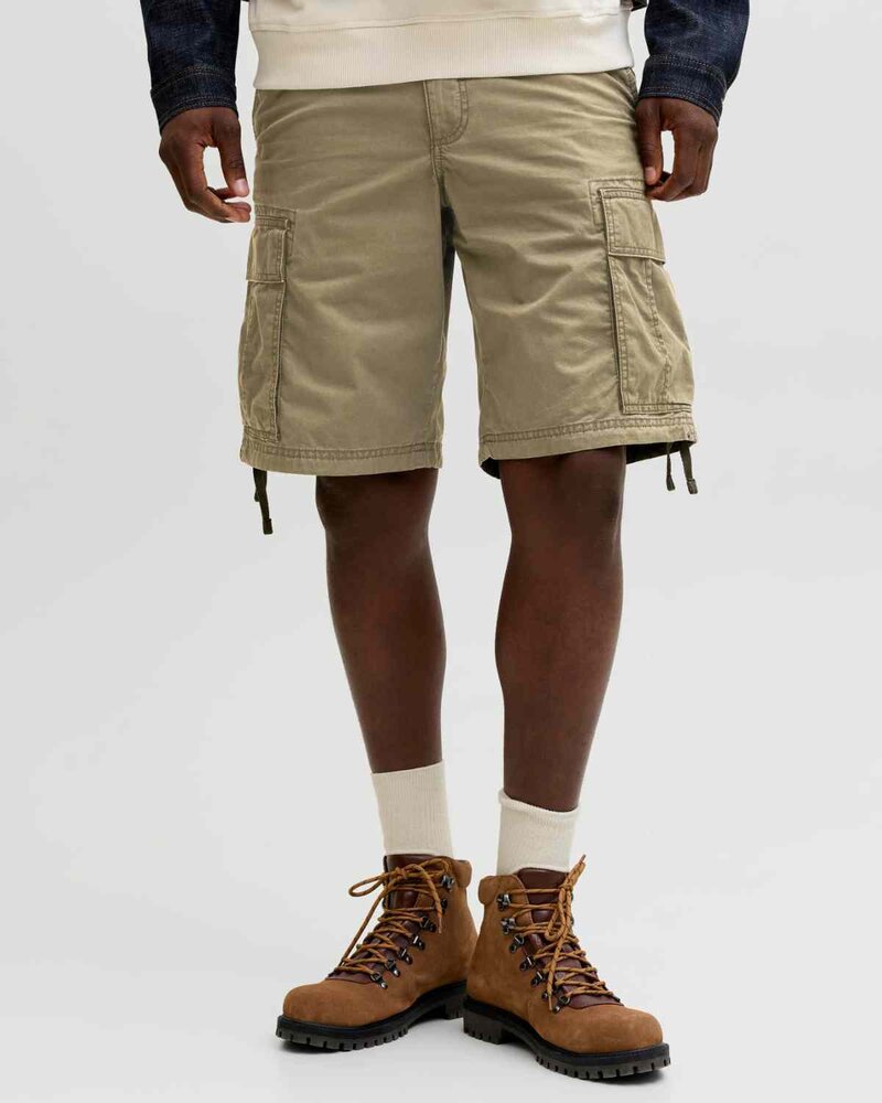 Cole Frank Cargo Shorts Herr Olive Night | Smilebutiken - Jack & Jones