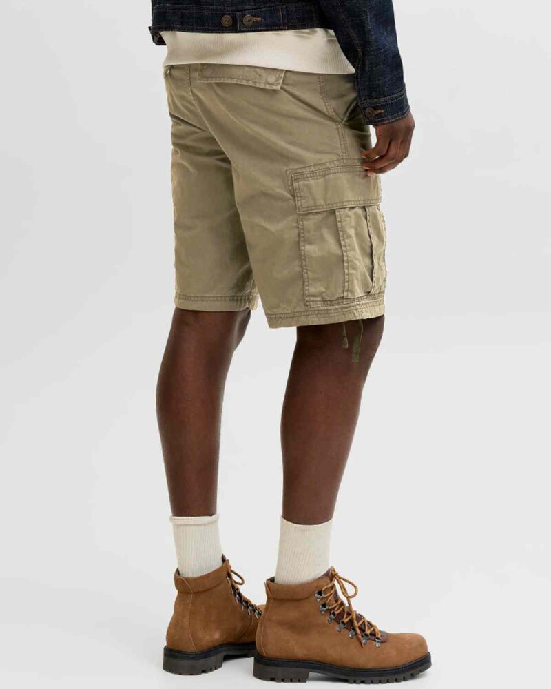Cole Frank Cargo Shorts Herr Olive Night | Smilebutiken - Jack & Jones