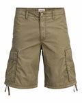 Cole Frank Cargo Shorts Herr Olive Night | Smilebutiken - Jack & Jones