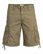 Cole Frank Cargo Shorts Herr Olive Night | Smilebutiken - Jack & Jones