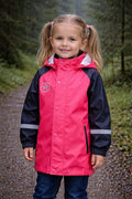 Batu PU Jacket Bright Rose Ofodrad Regnjacka Barn Color Kids