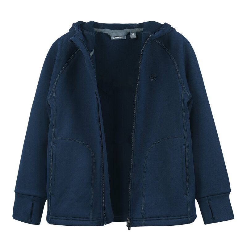 Fleecejacka Med Luva Junior Total Eclipse Color Kids