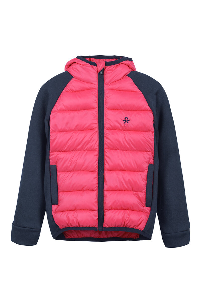 Hybrid Fleece Jacket Junior Teaberry Color Kids