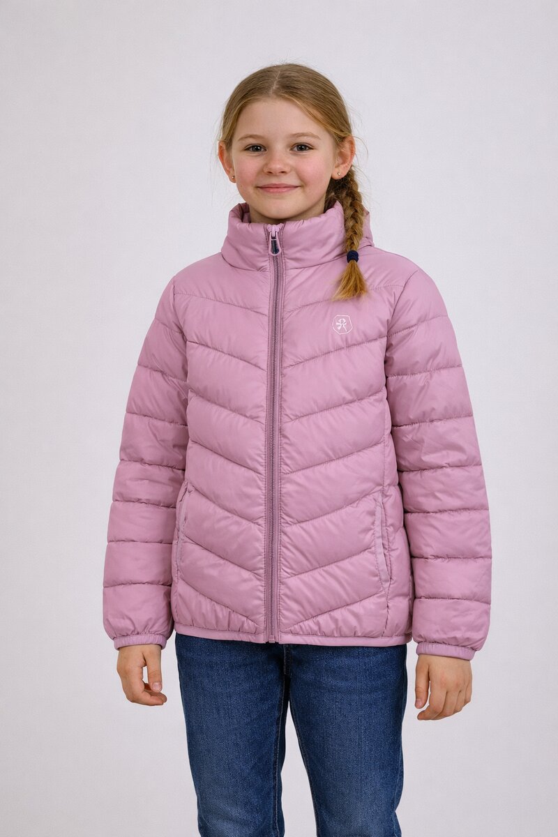 Quiltad Lättviktsjacka Barn Junior Lavender Mist Color Kids